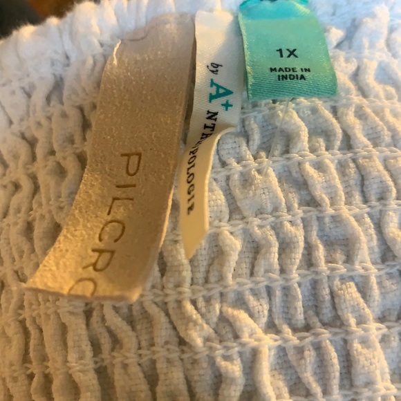 Anthropologie White Tank Top - Picture 4 of 6